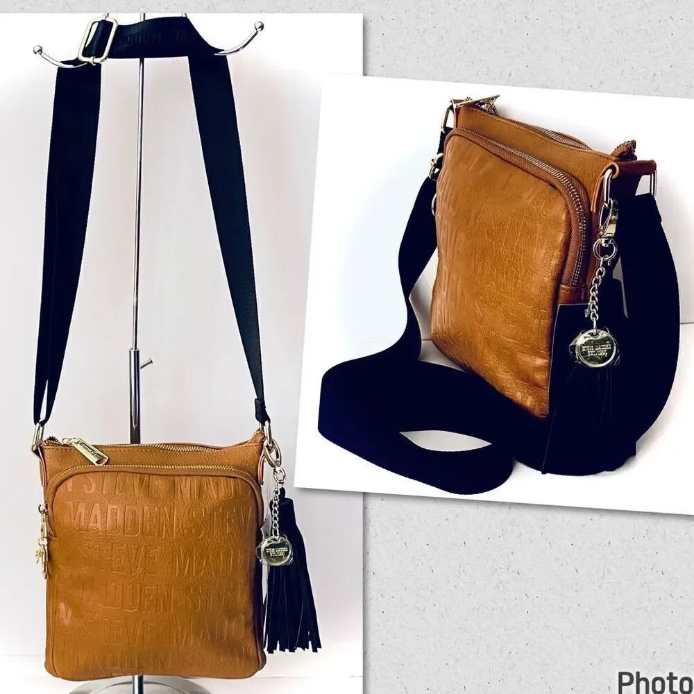 NWT Steve Madden Bglamm Crossbody Tan Bag New